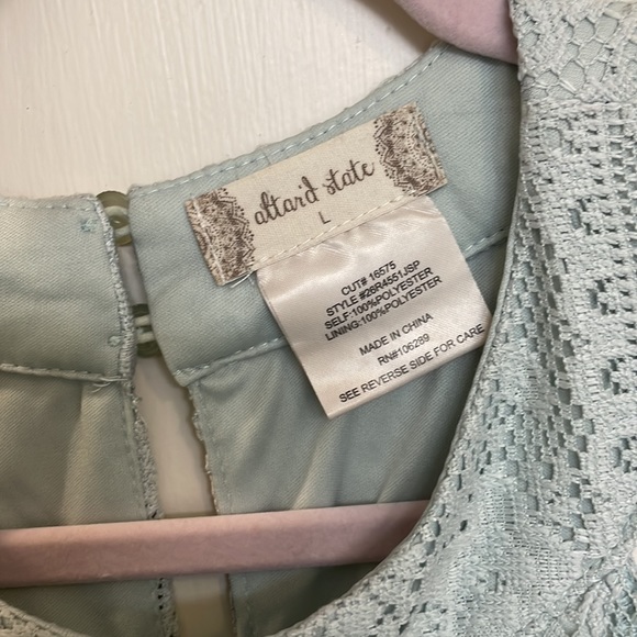 Altar’d State Light Mint Lace Dress - Picture 6 of 6